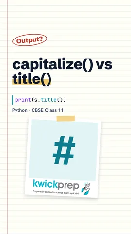 Code running len, upper, lower, capitalize and title on the string riya SHAH with outputs.