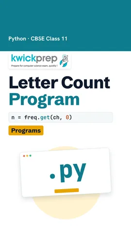 Code counting letters of banana with get, printing b 1, a 3, n 2.