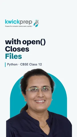 Code using with open to write Done, then printing f.closed as True.