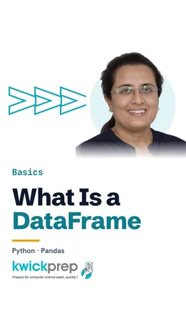 Python code building a pandas DataFrame with an Eng column and printing the table with index 0 and 1.