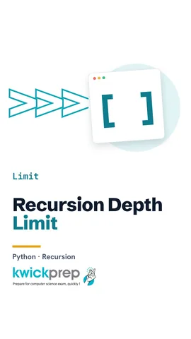 Slide on recursion depth limit of 1000 and the number of calls made by fib(20).