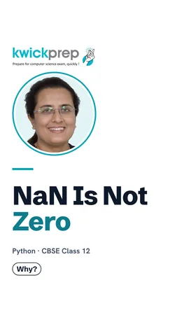 A marks table showing NaN where a mark is missing, beside a real zero.