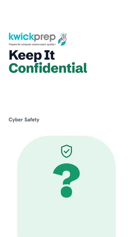 Table of confidential details and who may see them.