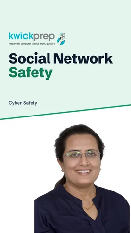 Safe and unsafe post examples, with social network safety rules.