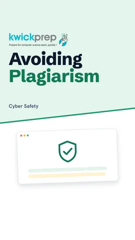 Steps to avoid plagiarism: cite, quote, paraphrase with credit.