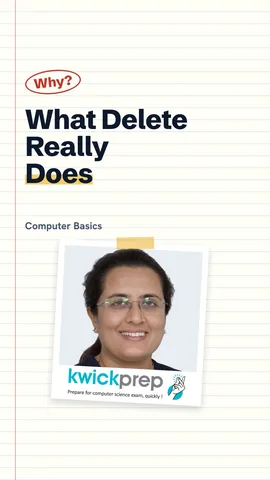 Flowchart: file to Recycle Bin, restore or empty, entry removed and space marked free.
