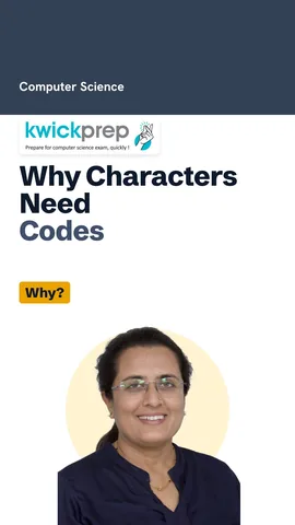 Flow: character to number code to binary, using the same code table.