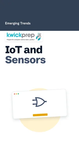 Table of temperature, motion and gas sensors with what they measure.