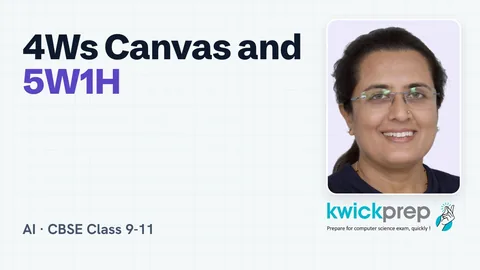 Problem Scoping: the 4Ws Canvas and 5W1H