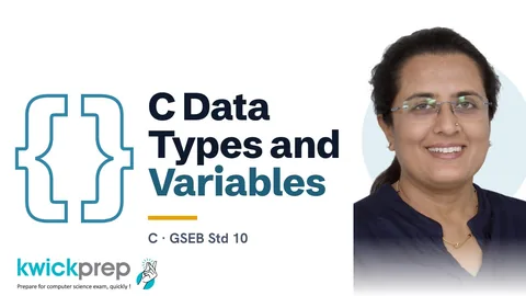 C Tokens, Data Types, Variables and Constants