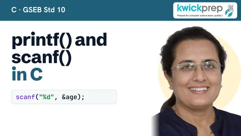 Input and Output in C: printf and scanf