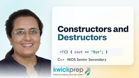 Classes and Objects with Constructors and Destructors