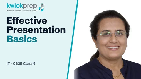 Concept, elements and characteristics of an effective presentation