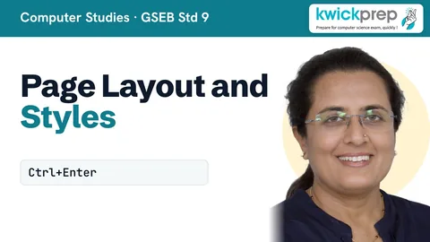 Page layout and styles