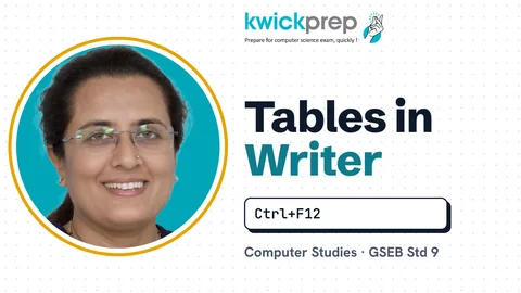 Creating and formatting tables