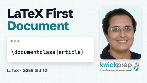 Publishing Documents using LaTeX