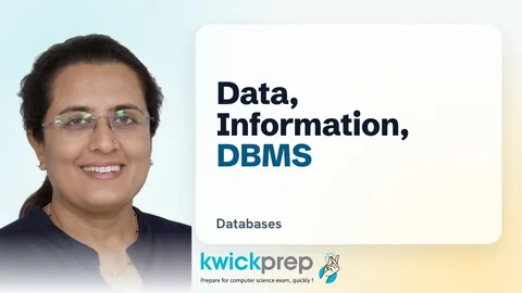 Why Databases: Data, Information and the DBMS
