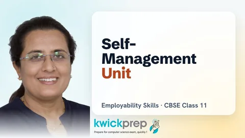 Employability Skills III: Unit 2: Self-Management Skills III