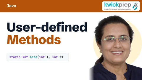 User-defined Methods in Java