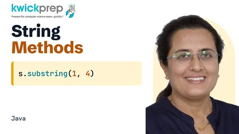 The String Class and String Methods