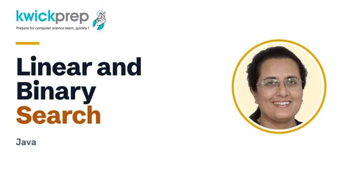 Searching in Arrays: Linear and Binary Search