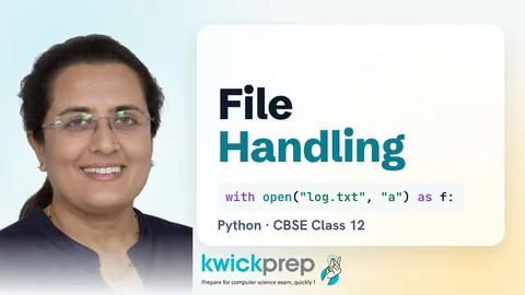 Text File Handling: Open, Read, Write and Append